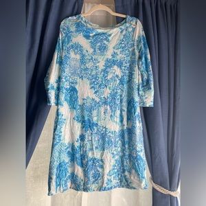 Lilly Pulitzer UPF 50+ Sophie Dress in Toile Me About It
